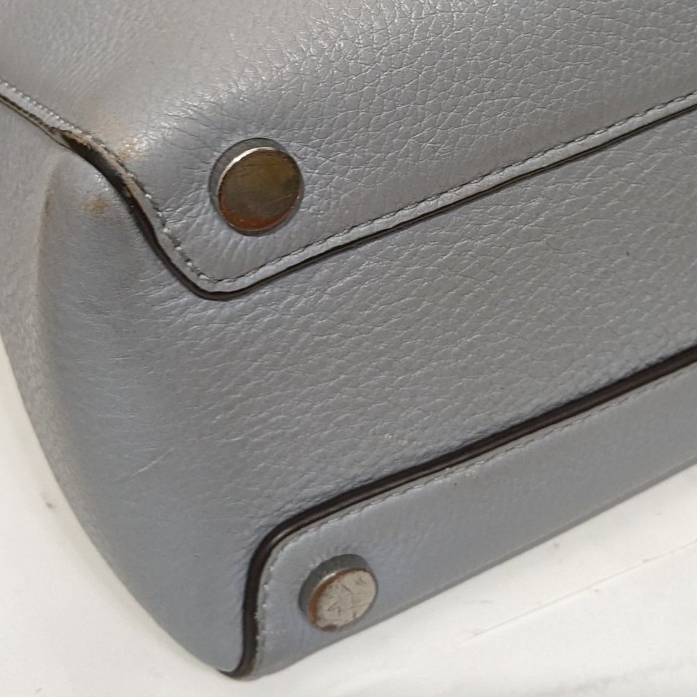 Michael Kors Convertible Tote Large Mercer Shoulder Bag Denim Blue - Picture 6 of 16